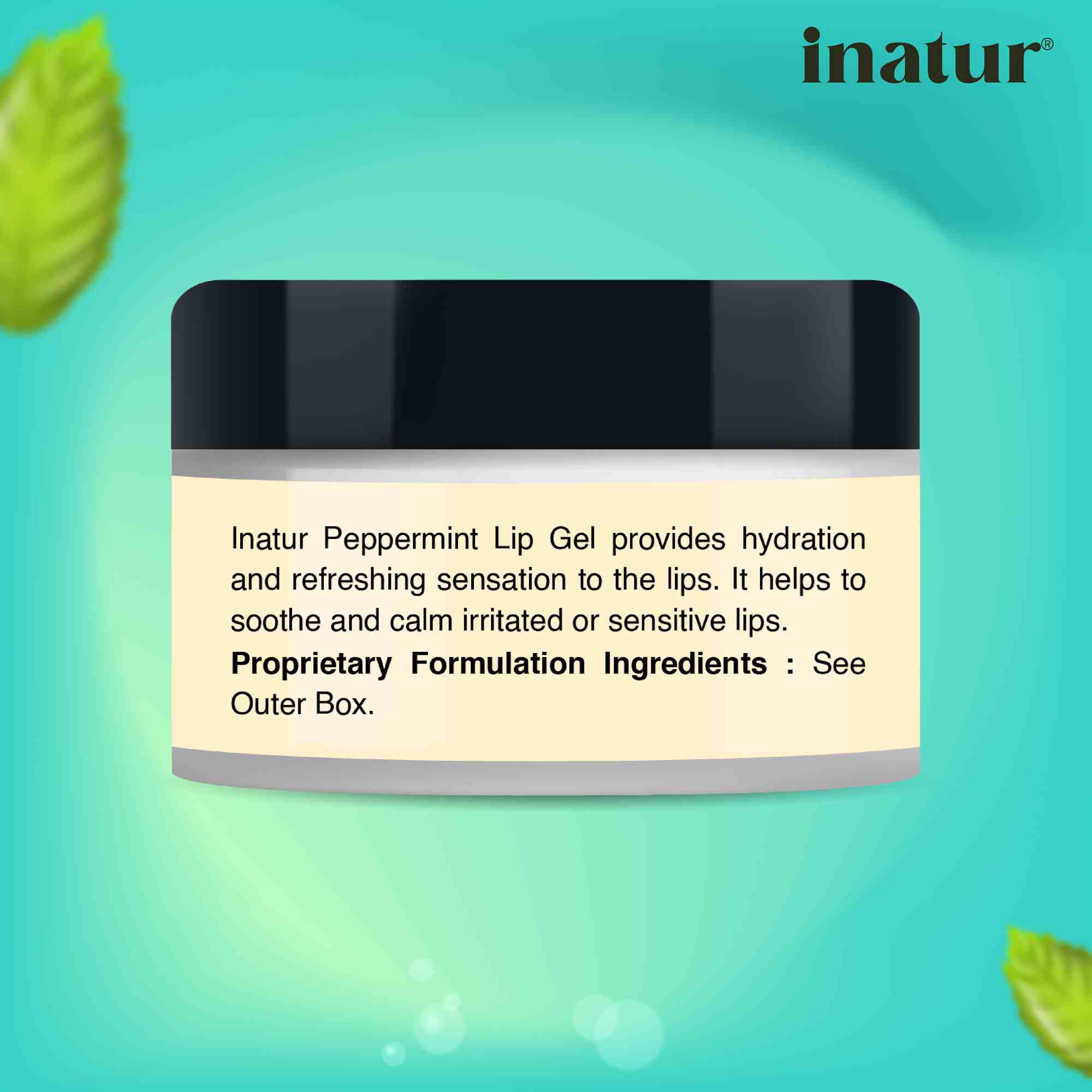 Inatur Peppermint Lip Gel | Grocsy