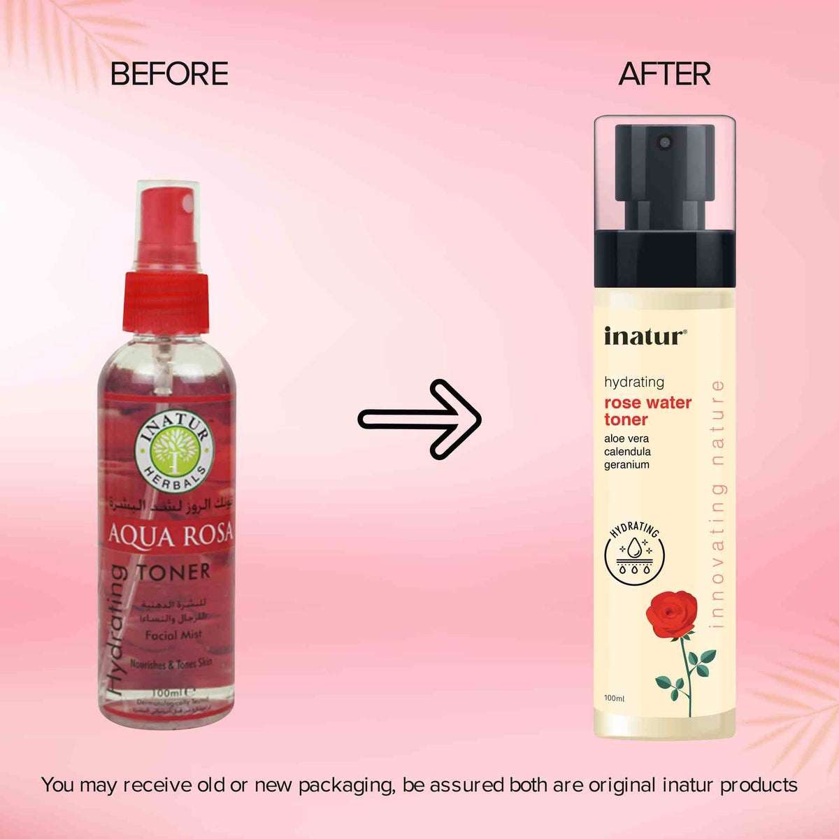 Inatur Rose Hydrosol Floral Water | Grocsy