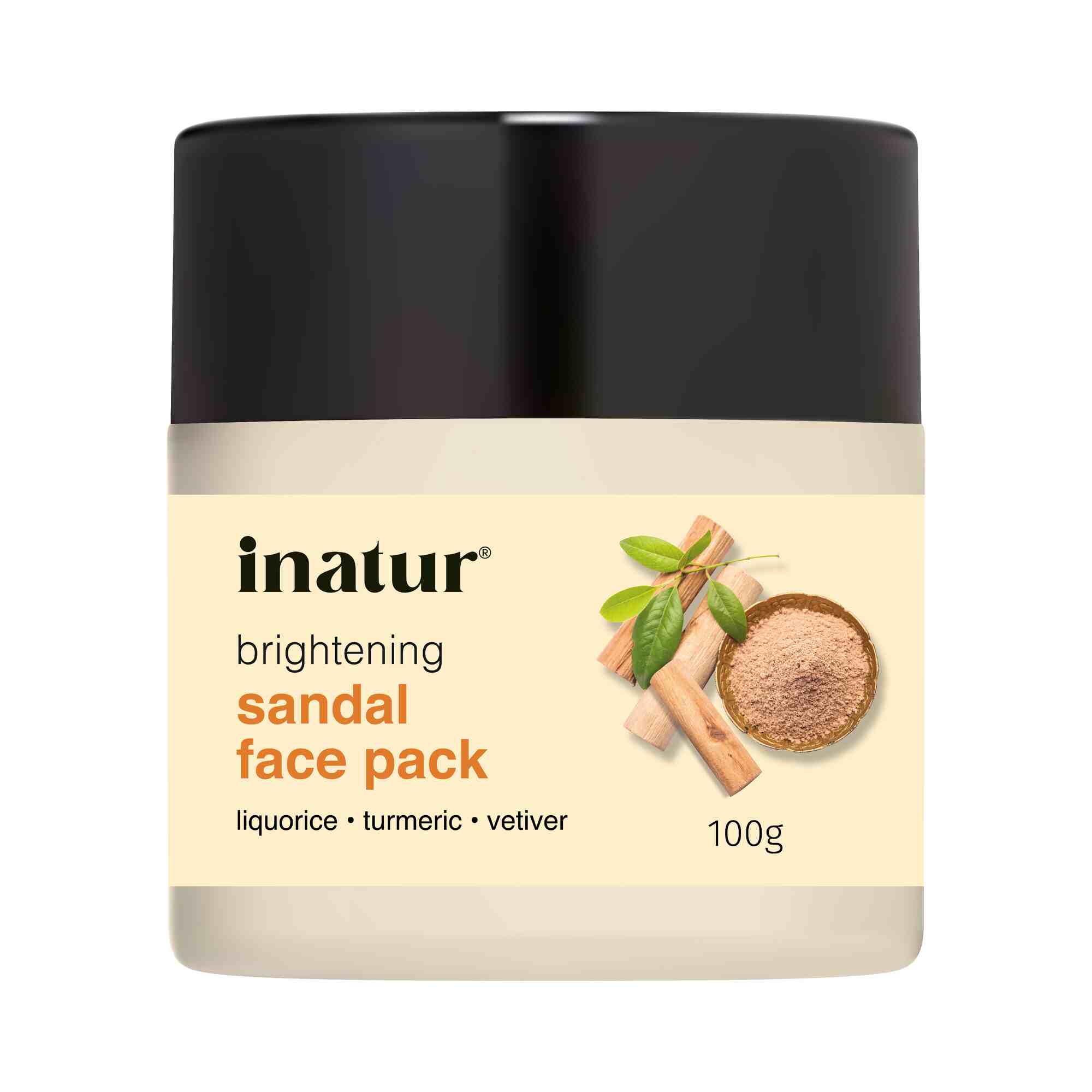 Inatur Sandal Face Pack | Grocsy
