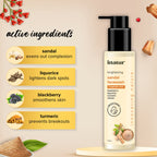 Inatur Sandal Fairness Face Wash | Grocsy