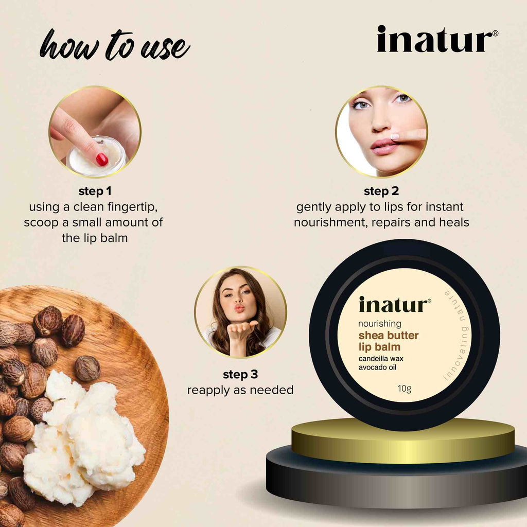 Inatur Shea Butter Lip Balm | Grocsy