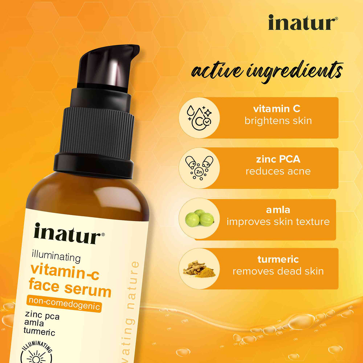 Inatur Vitamin C Face Serum | Grocsy