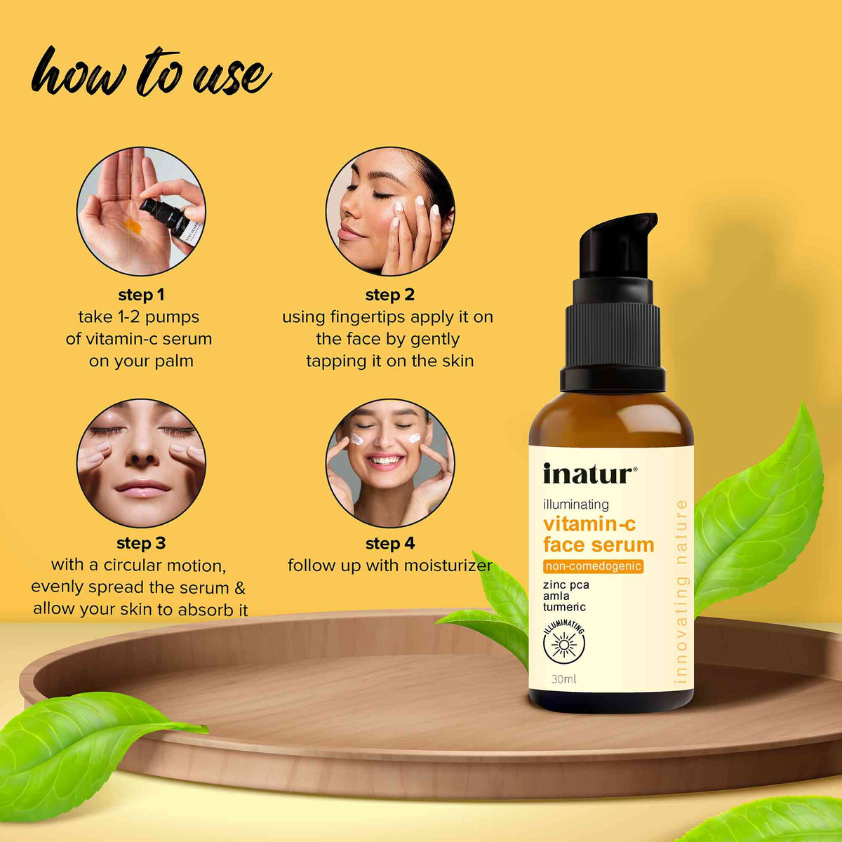 Inatur Vitamin C Face Serum | Grocsy