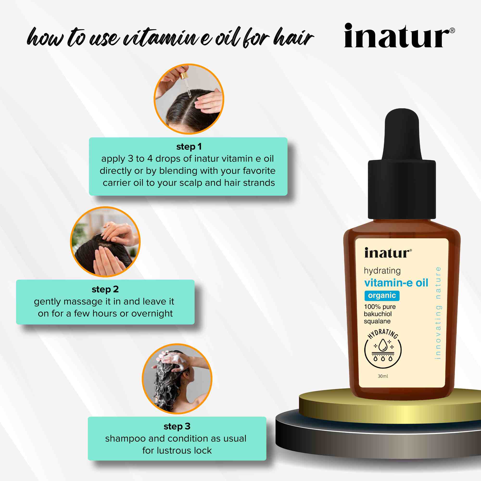 Inatur Vitamin E Oil | Grocsy