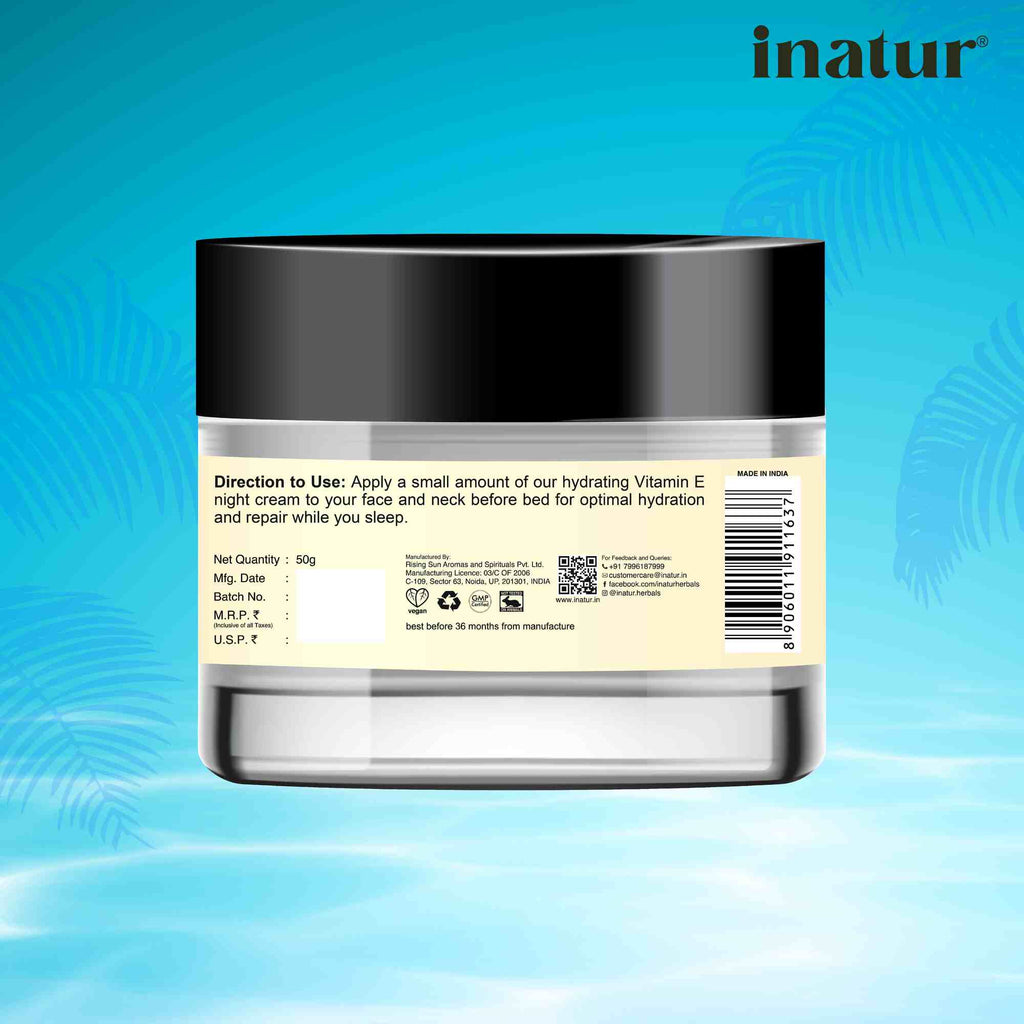 Inatur Vitamin E Night Cream | Grocsy