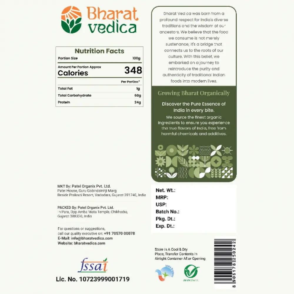 Bharat Vedica Organic Yellow Gram Split - Organic Moong Dal | Grocsy