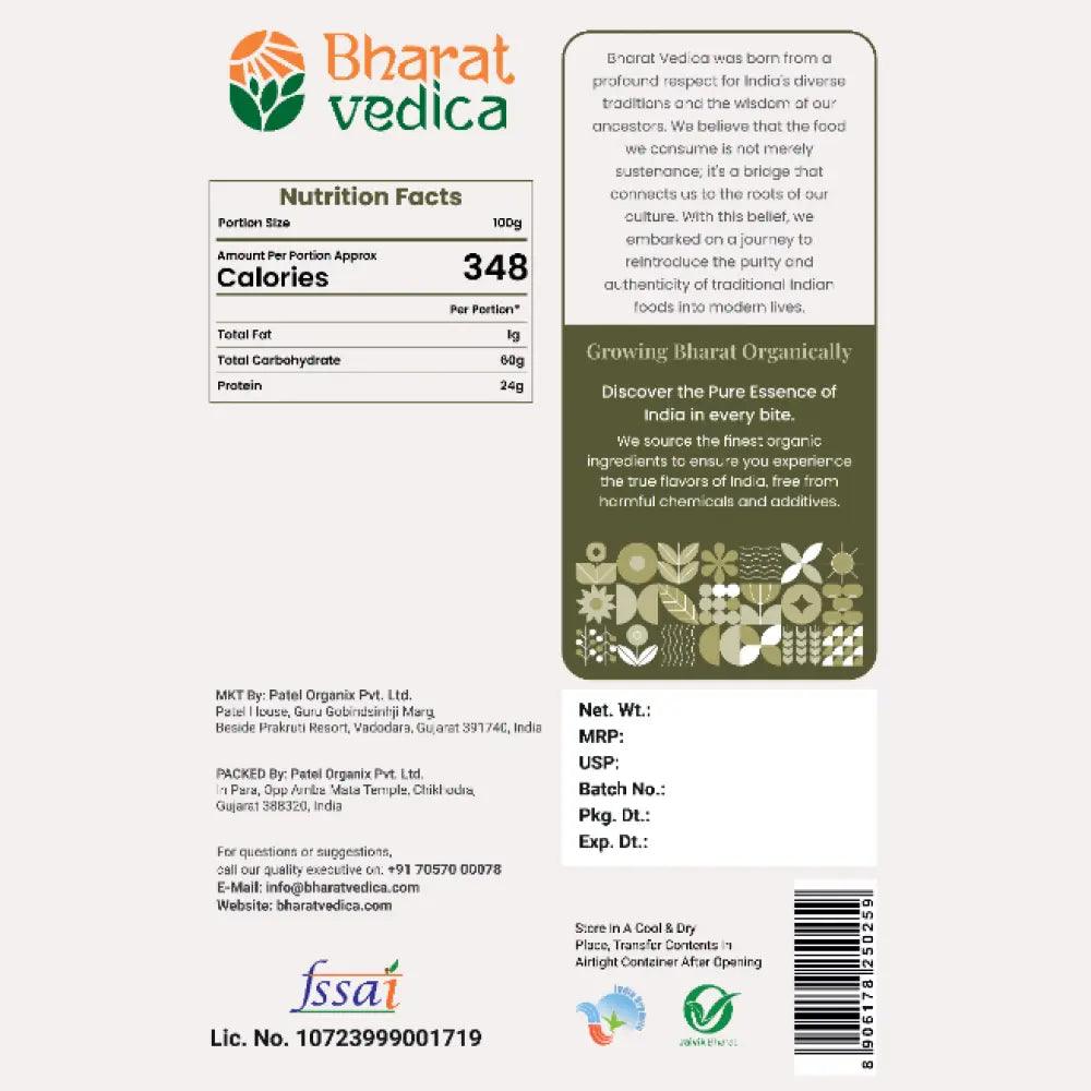 Bharat Vedica Organic Green Gram Whole - Organic Moong Dal Sabut | Grocsy