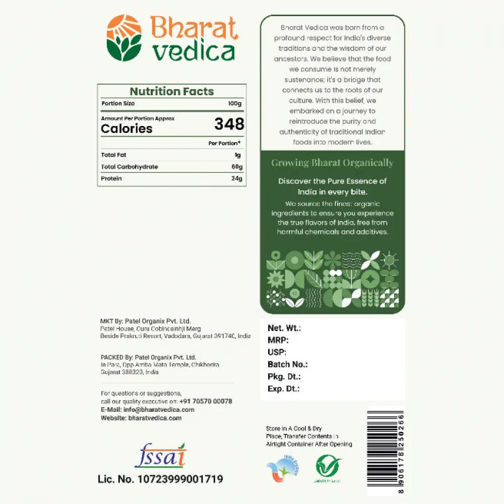 Bharat Vedica Organic Green Gram Split - Organic Moong Dal Chilka | Grocsy