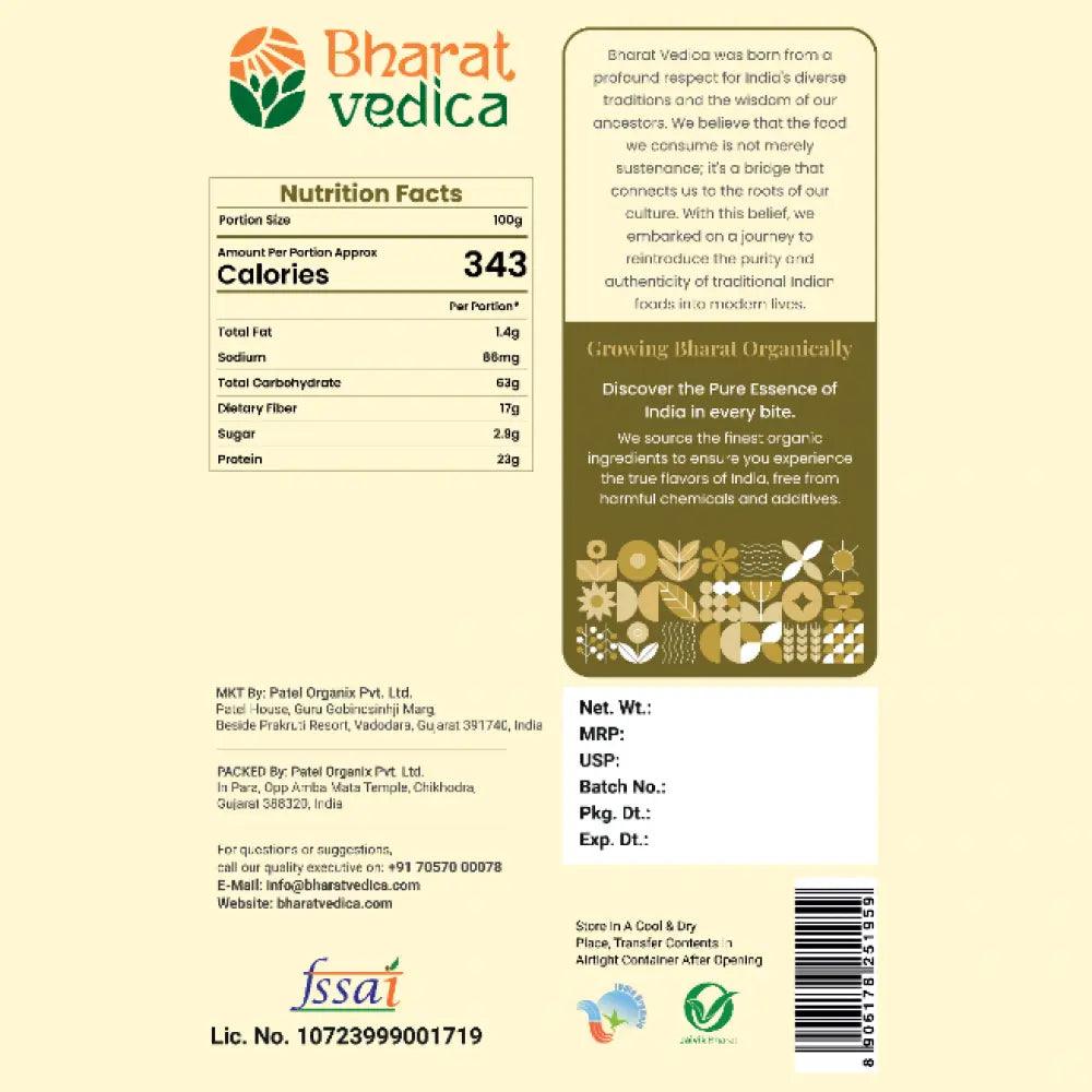 Bharat Vedica Organic Pigeon Peas - Organic Toor Dal | Grocsy
