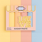 Confect Multipack of Lemon Yellow, Peach, Old rose and Baby Blue Sugarpaste 02 | Grocsy