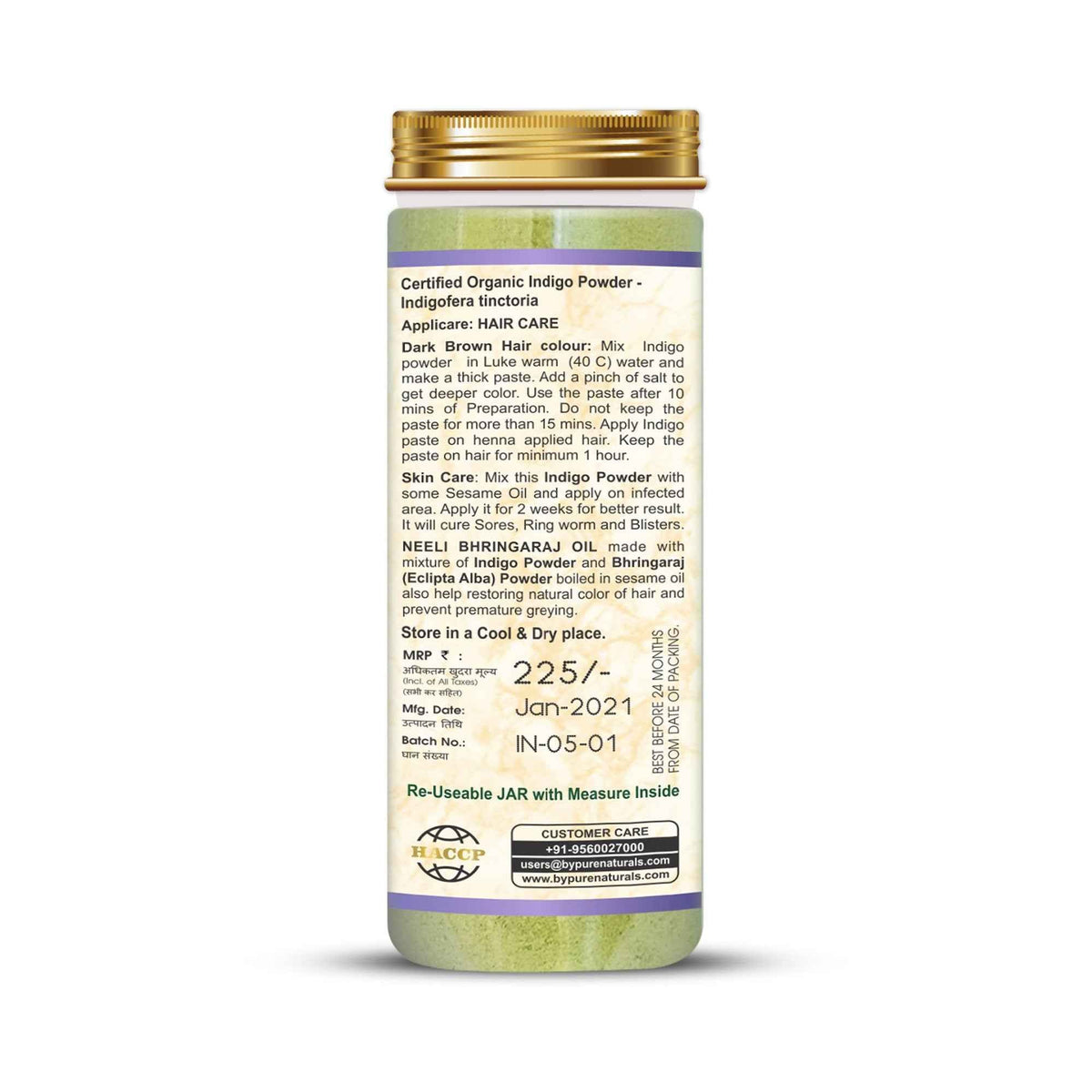 byPureNaturals Organic Indigo Powder | Grocsy