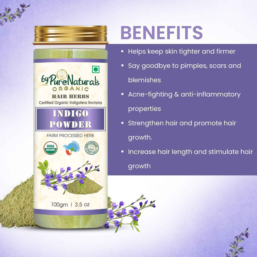 byPureNaturals Organic Indigo Powder | Grocsy