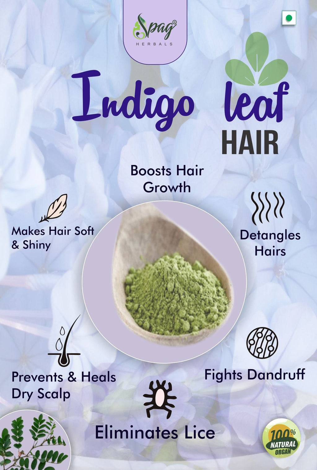 Spag Herbals Premium Indigo Powder | Grocsy