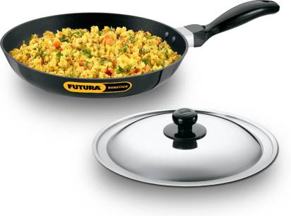 Hawkins Futura Non-stick Frying Pan 26 cm Diameter with Lid 1 L (INF26S) | Grocsy