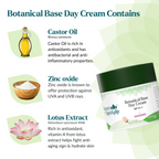 Kulsum's Kaya Kalp Botanical Base Day Cream SPF 15++ For Glowing Radiance | Grocsy