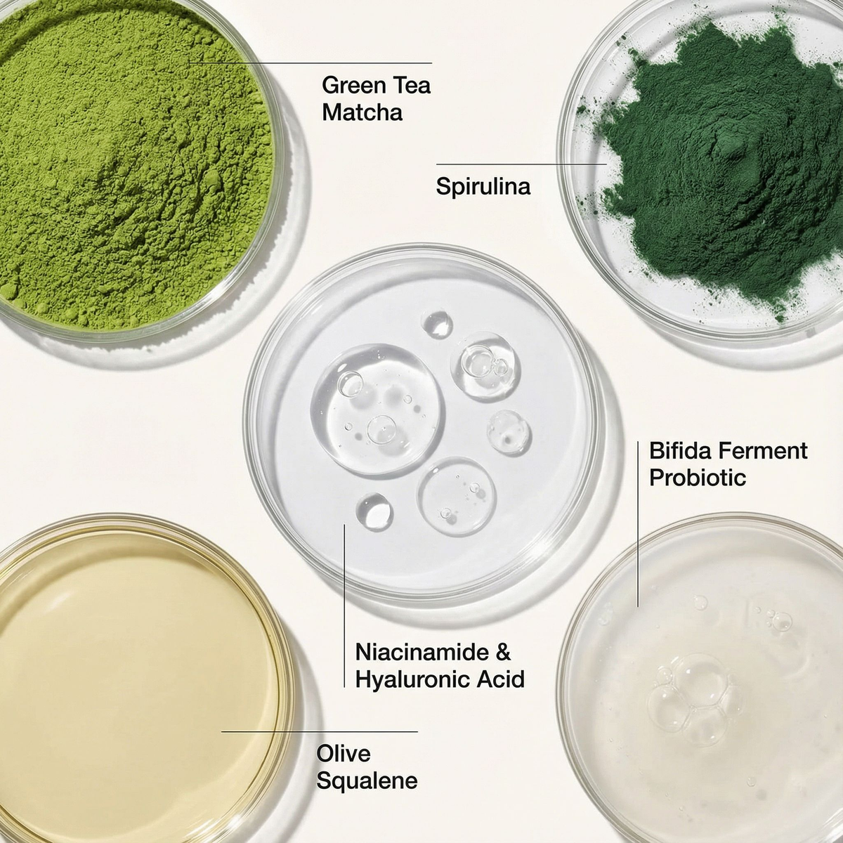 VedicDerm Green Tea Matcha Gel Moisturiser with Squalene and Niacinamide | Grocsy