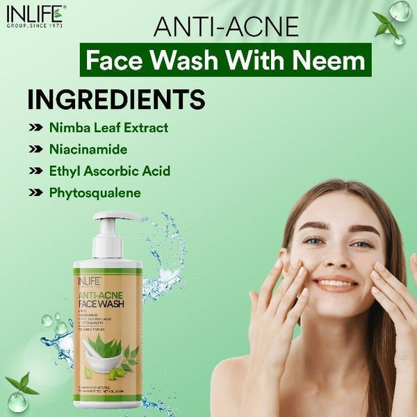 Inlife Neem Face Wash | Grocsy
