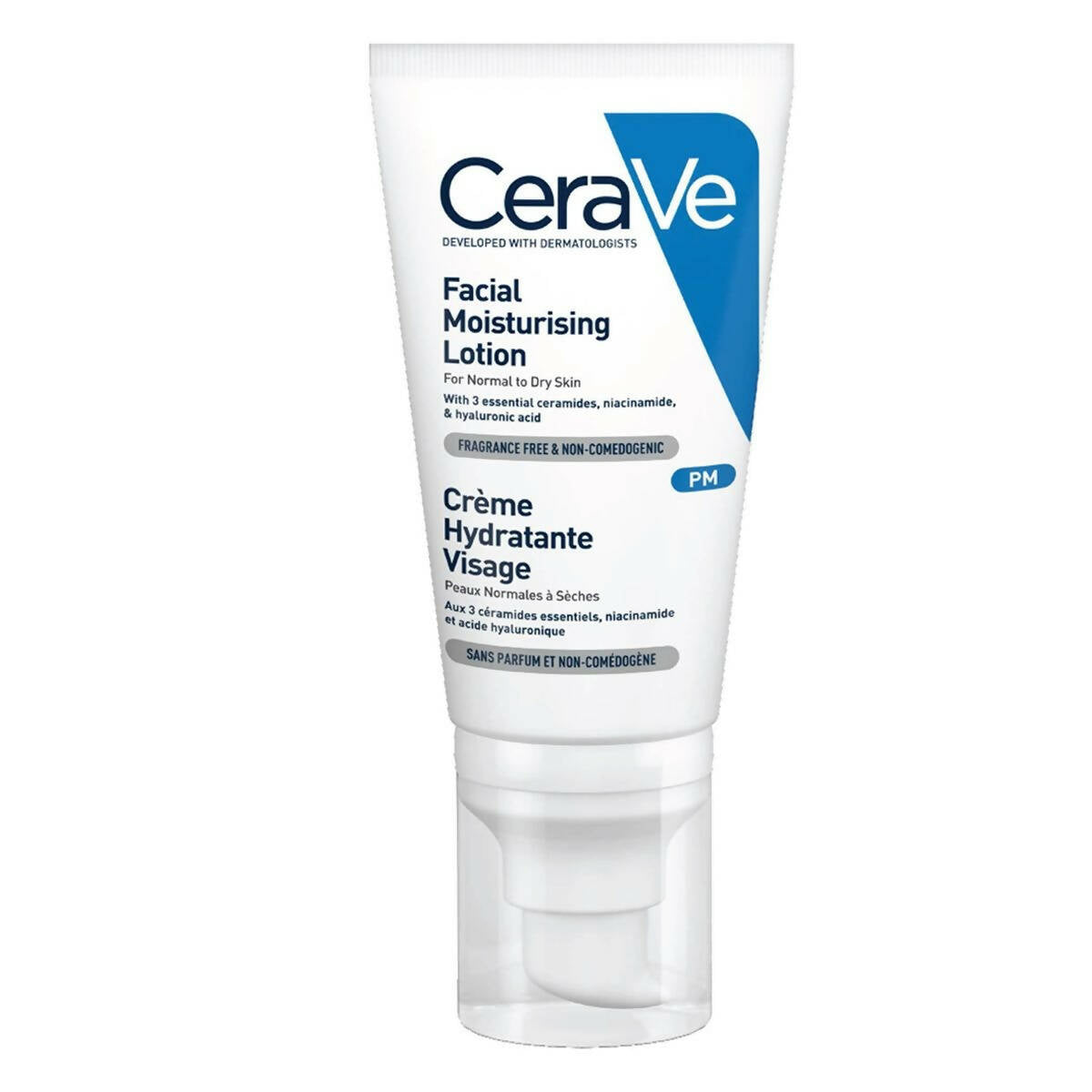 Cerave PM Facial Moisturising Lotion for Normal to Dry Skin | Grocsy