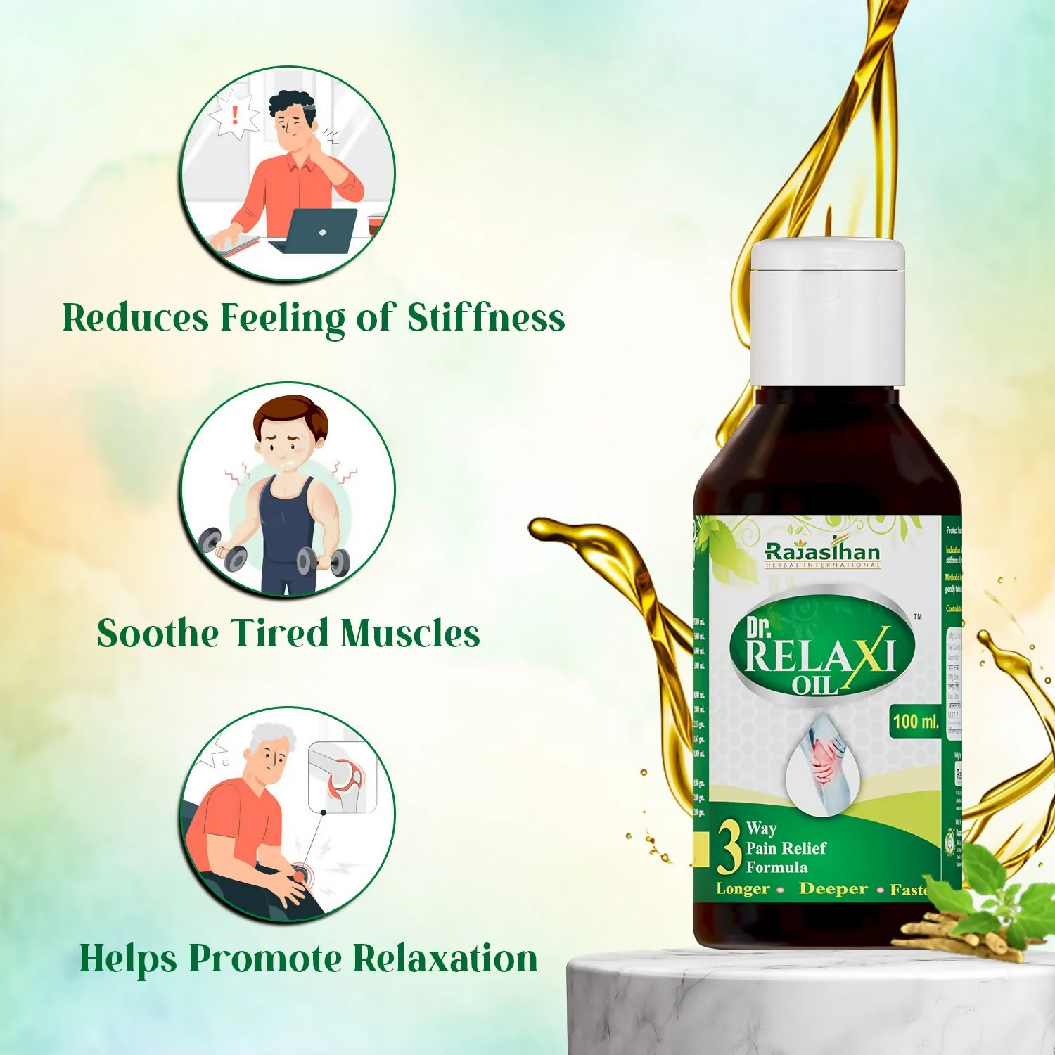 Rajasthan Herbals Dr Relaxi Oil | Grocsy