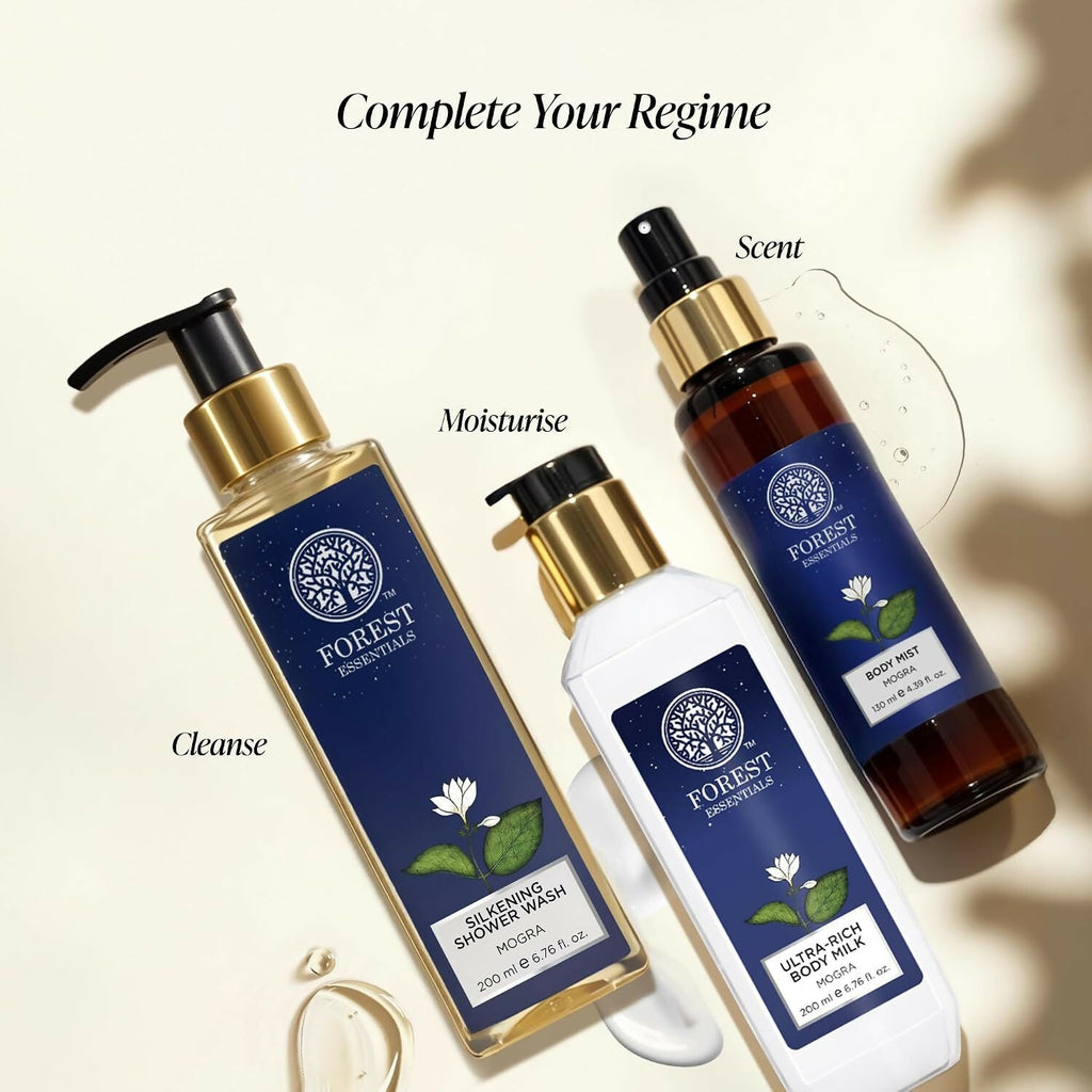 Forest Essentials Silkening Shower Wash Mogra | Grocsy
