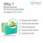 Merlion Naturals Aloe Vera & Cucumber Glycerine Soap | Grocsy