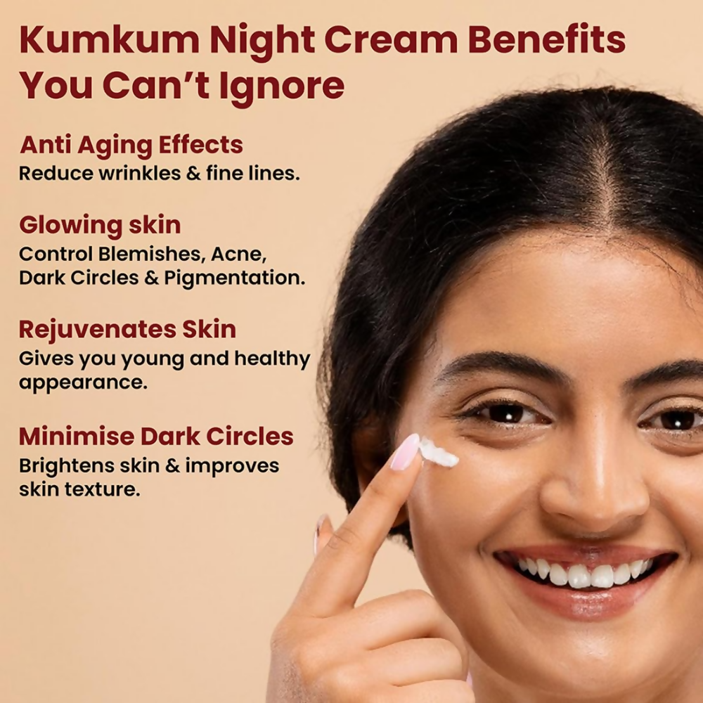 Pureus Herbals Siyasundari Kumkumadi Night Face Cream | Grocsy