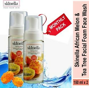 Skinella Facial Foam with African Melon & Tea Tree | Grocsy