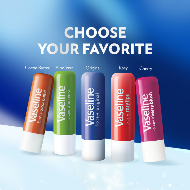 Vaseline Lip Care Lip Balm Stick - Rosy Lips | Grocsy