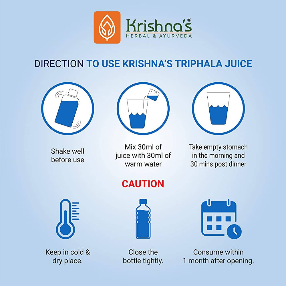 Krishna's Herbal & Ayurveda Triphala Juice | Grocsy