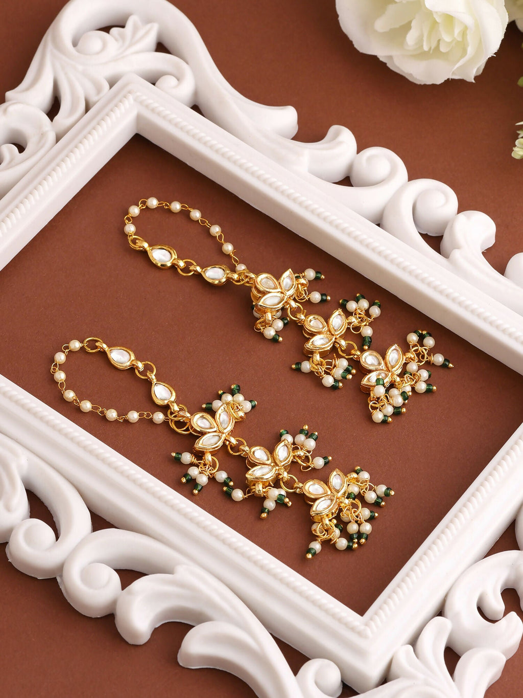 Ruby Raang Petalfall Earrings | Grocsy