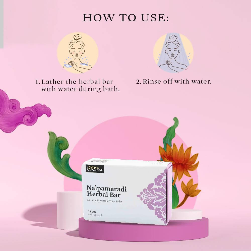 Bipha Ayurveda Nalpamaradi Herbal Bar For Kids | Grocsy