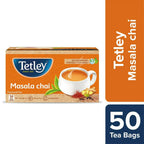 Tetley Masala Chai With Natural Flavour Black Tea Bags | Grocsy