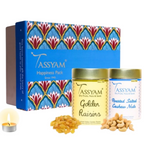 Tassyam Organics Dry Fruit Set - Salted Cashew and Kishmish | Grocsy