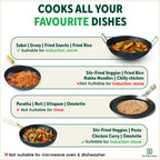 The Indus Valley 100% Pure Iron Cookware Set: Tawa+ Fry Pan+ Wok, Toxin-free Sheet Iron, Pre-seasoned, Induction & Gas, Kitchen Set for Home, Kadai | Grocsy
