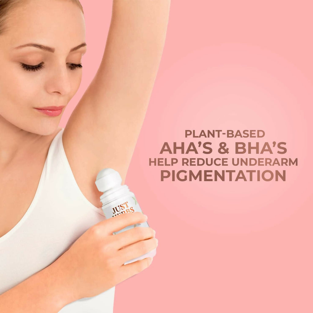 Just Herbs Under Arm Roll On For Women Floral Fiesta Long Lasting and Refreshing Women Deodorant | Grocsy