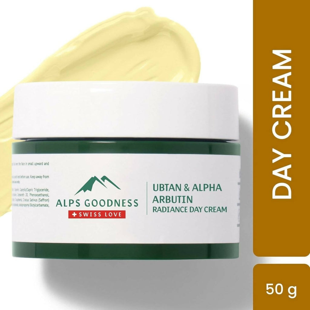 Alps Goodness Ubtan & Alpha Arbutin Radiance Day Cream | Grocsy