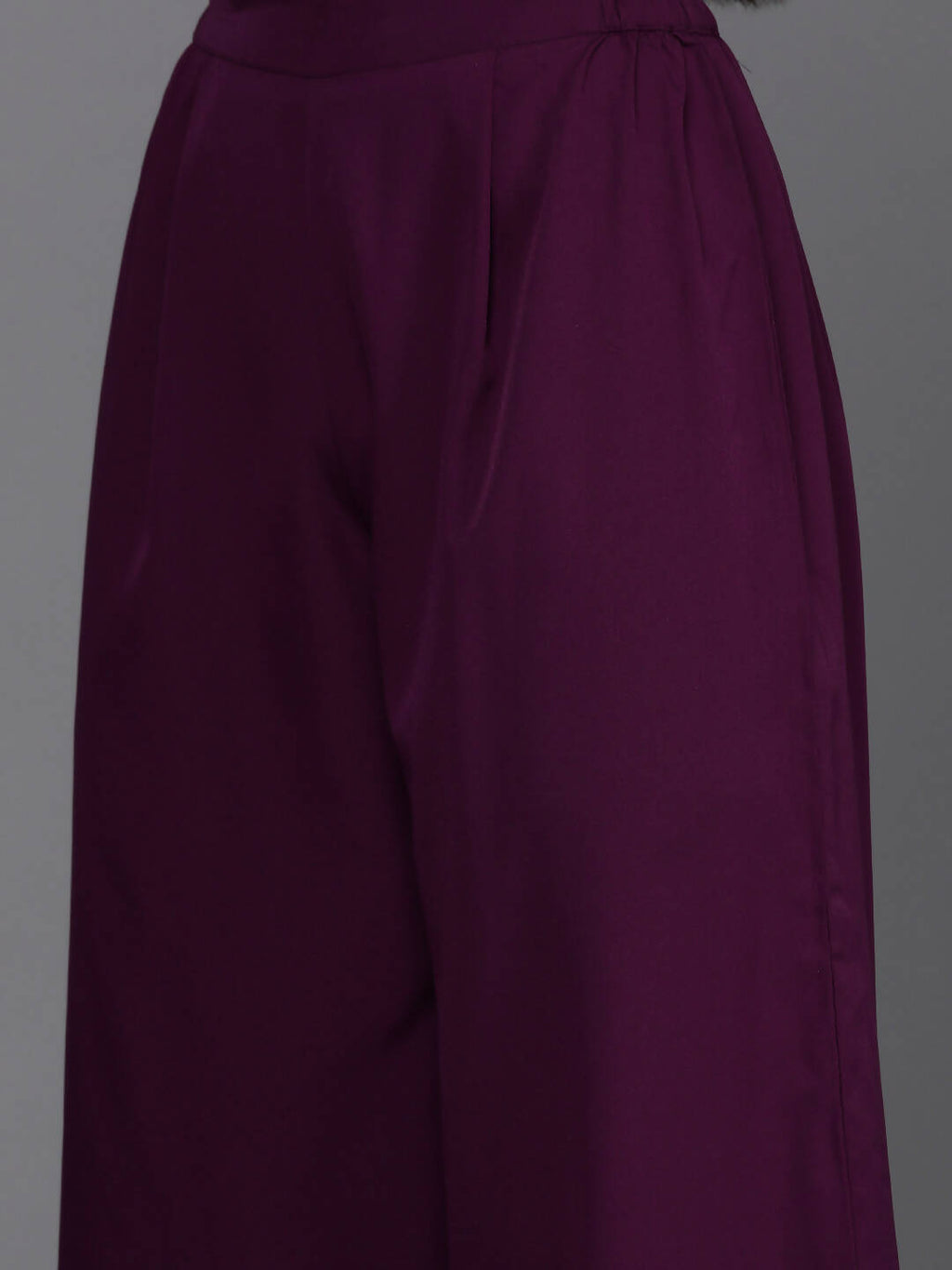Ahalyaa Women's Traditional wear Kurta Set - Burgundy | Grocsy