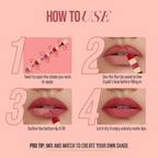 MyGlamm Super 4 Liquid Lipstick Stack - True Bolds | Grocsy