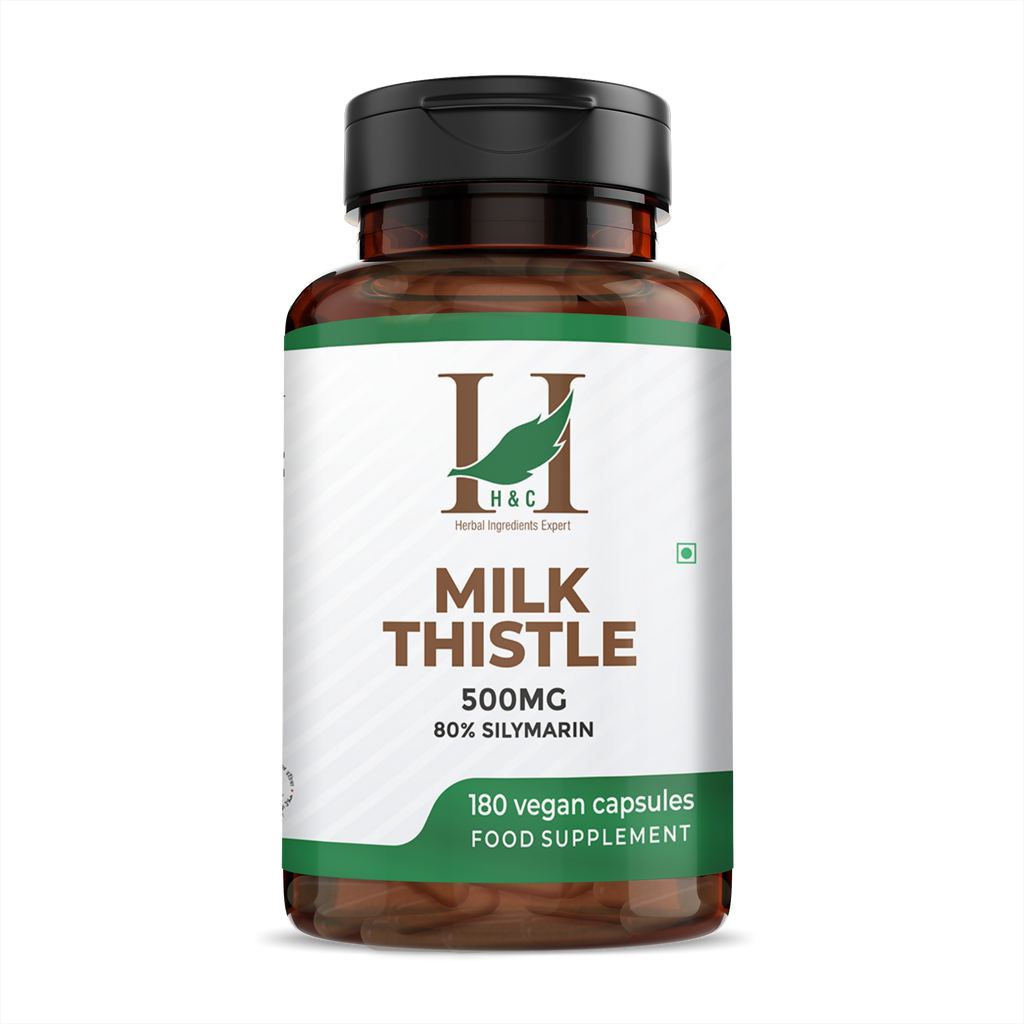 H&C Herbal Milk Thistle Veg Capsules | Grocsy