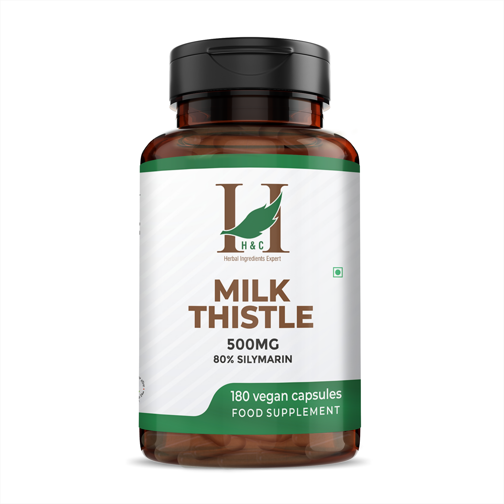 H&C Herbal Milk Thistle Veg Capsules | Grocsy