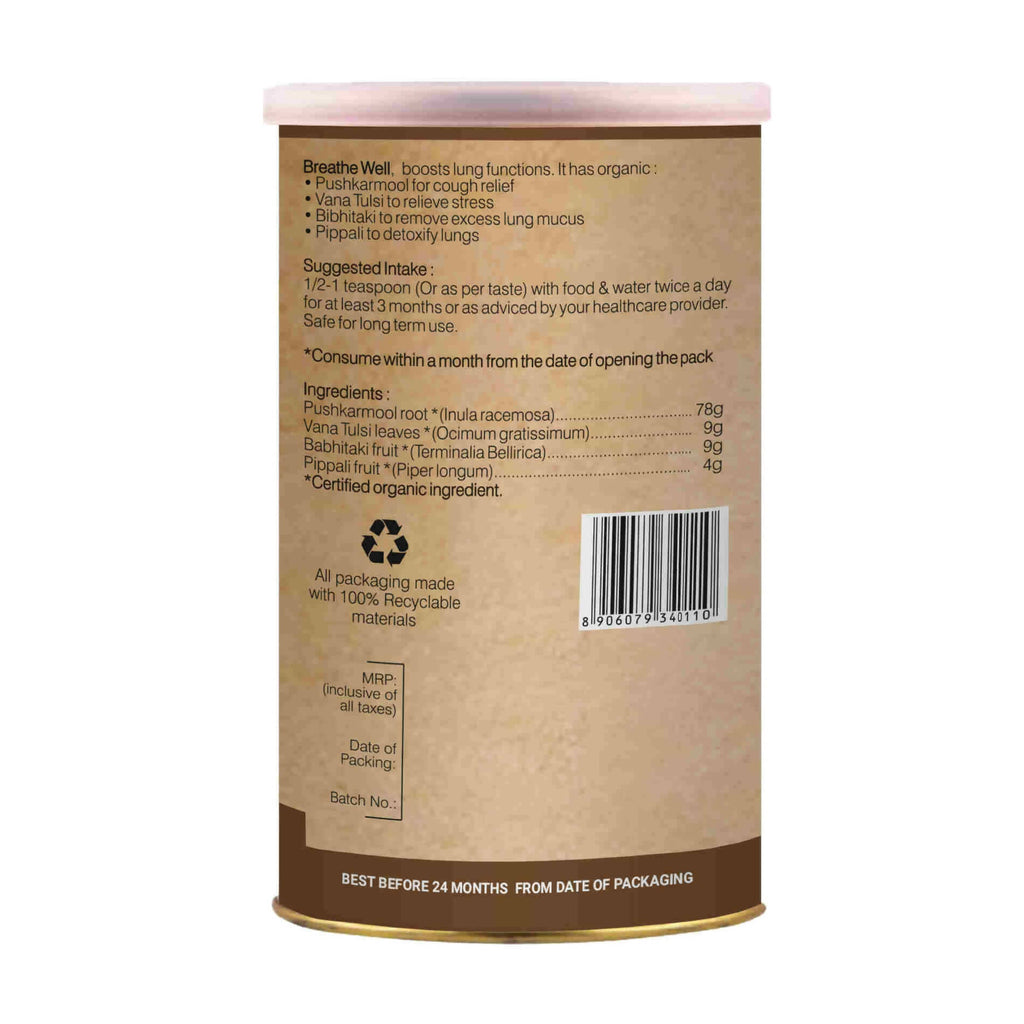 Organic Wellness Breath Well Powder | Grocsy