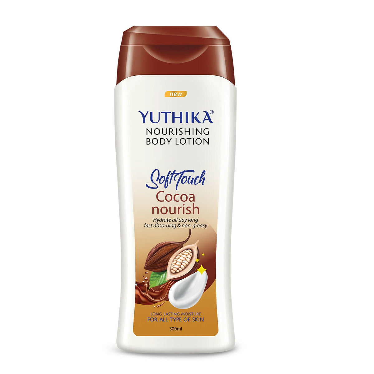 Yuthika Soft Touch Cocoa Body Lotion For Women & Men | Grocsy