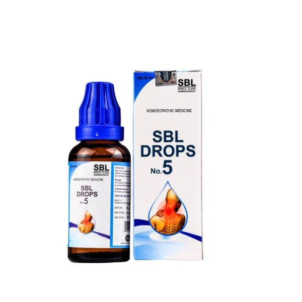 SBL Homeopathy Drops No.5 | Grocsy
