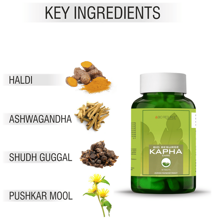 Bio Resurge Life Kapha Care Tablets | Grocsy