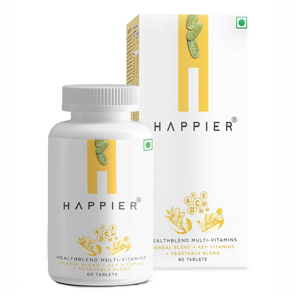 Happier Healthblend Multi Vitamins Tablets | Grocsy