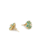 stone stud (mint green ) - Ruby Raang | Grocsy