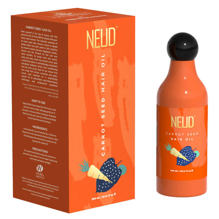 Neud Carrot Seed Hair Oil | Grocsy