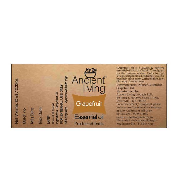 Ancient Living Grapefruit Essential Oil | Grocsy