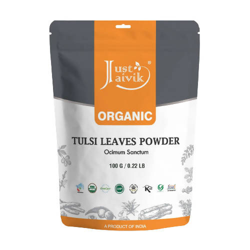 Just Jaivik Organic Tulsi Leaves Powder | Grocsy