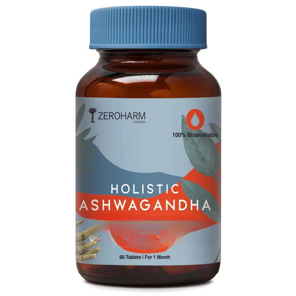 Zeroharm Holistic Ashwagandha Tablets | Grocsy